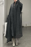 Marc Le Bihan Gillette Asymmetric Sweater Cardigan Alpaca 2735 France MLB-2735-HUI Grey
